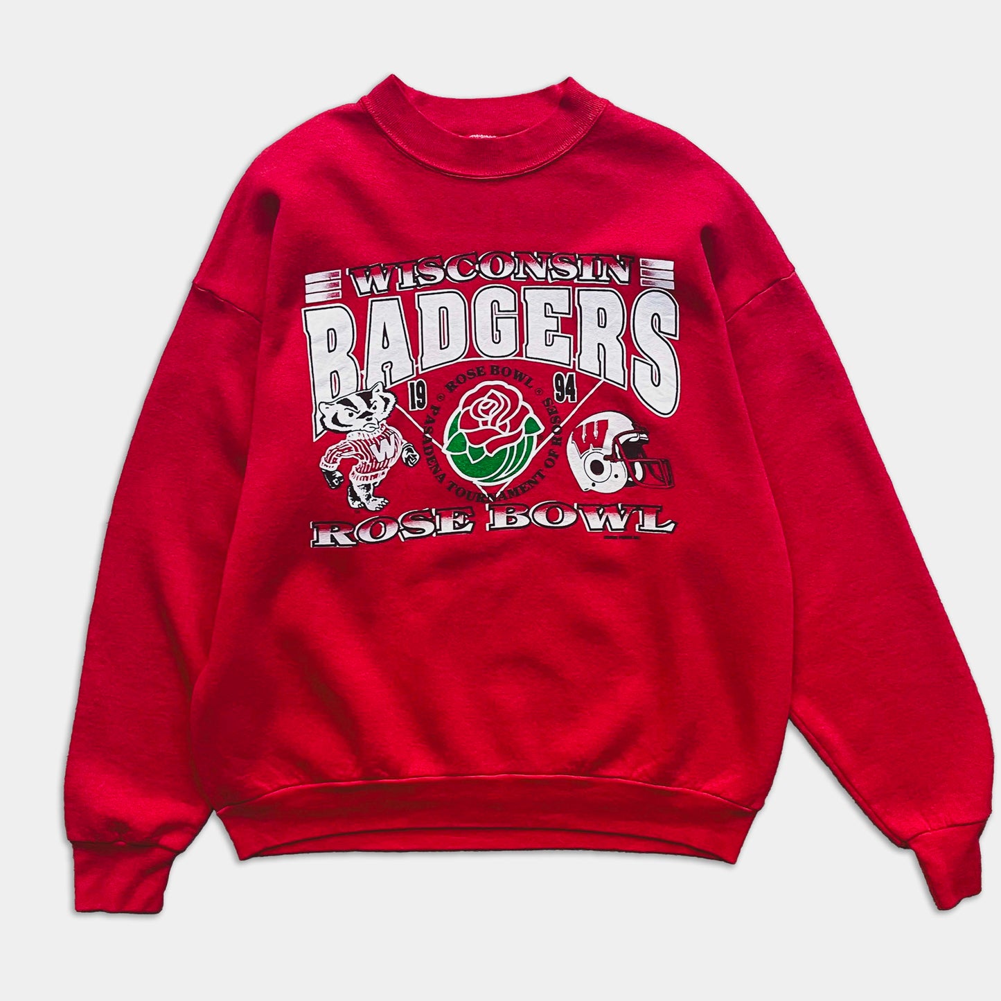 Wisconsin Badgers Rose Bowl Sweatshirt - 1994 - L