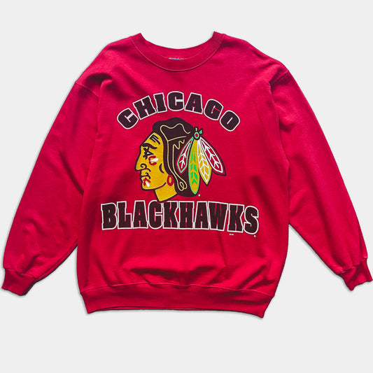 Chicago Blackhawks Sweatshirt - 1990s - L