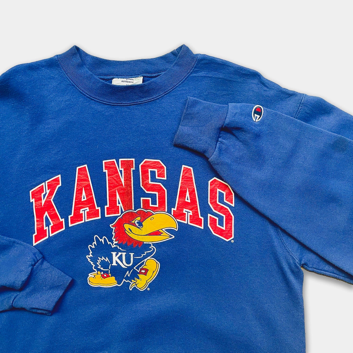 Kansas Jayhawks Sweatshirt - 1990s - M