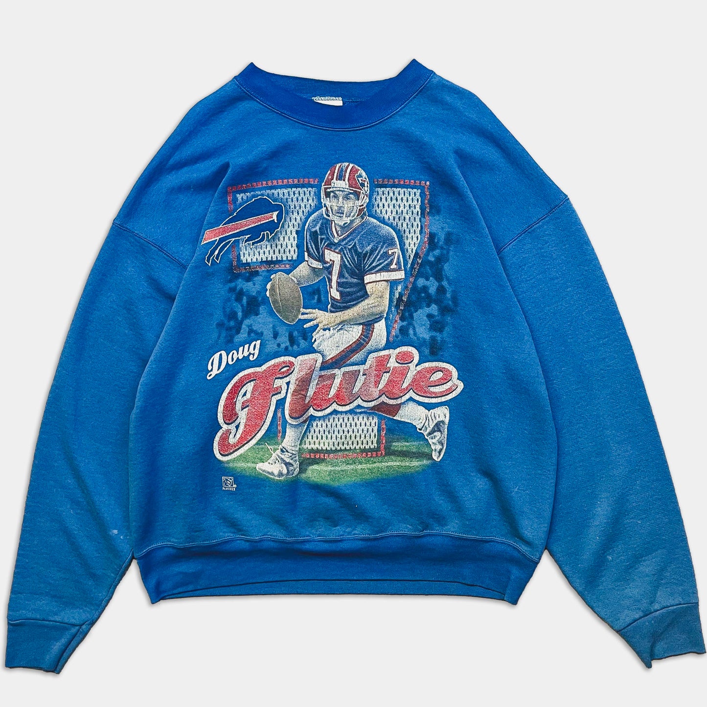 Buffalo Bills Doug Flutie Sweatshirt - 1990s - XL