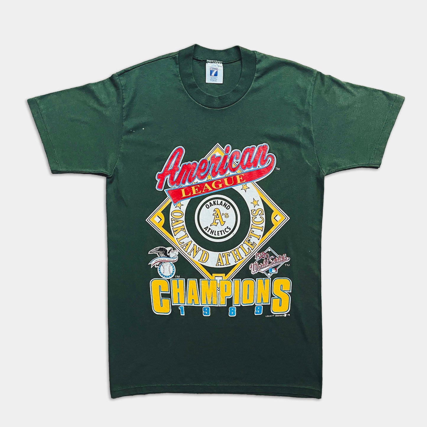 Oakland Athletics AL Champions T-Shirt - 1989 - S