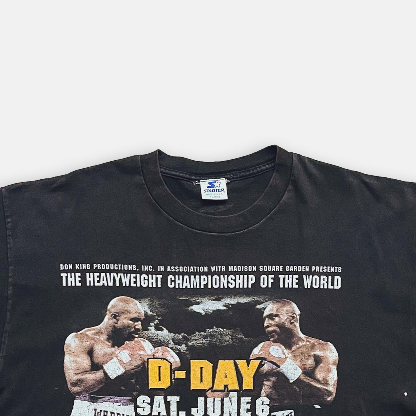 D-Day Holyfield vs Akinwande T-Shirt - 1998 - XL