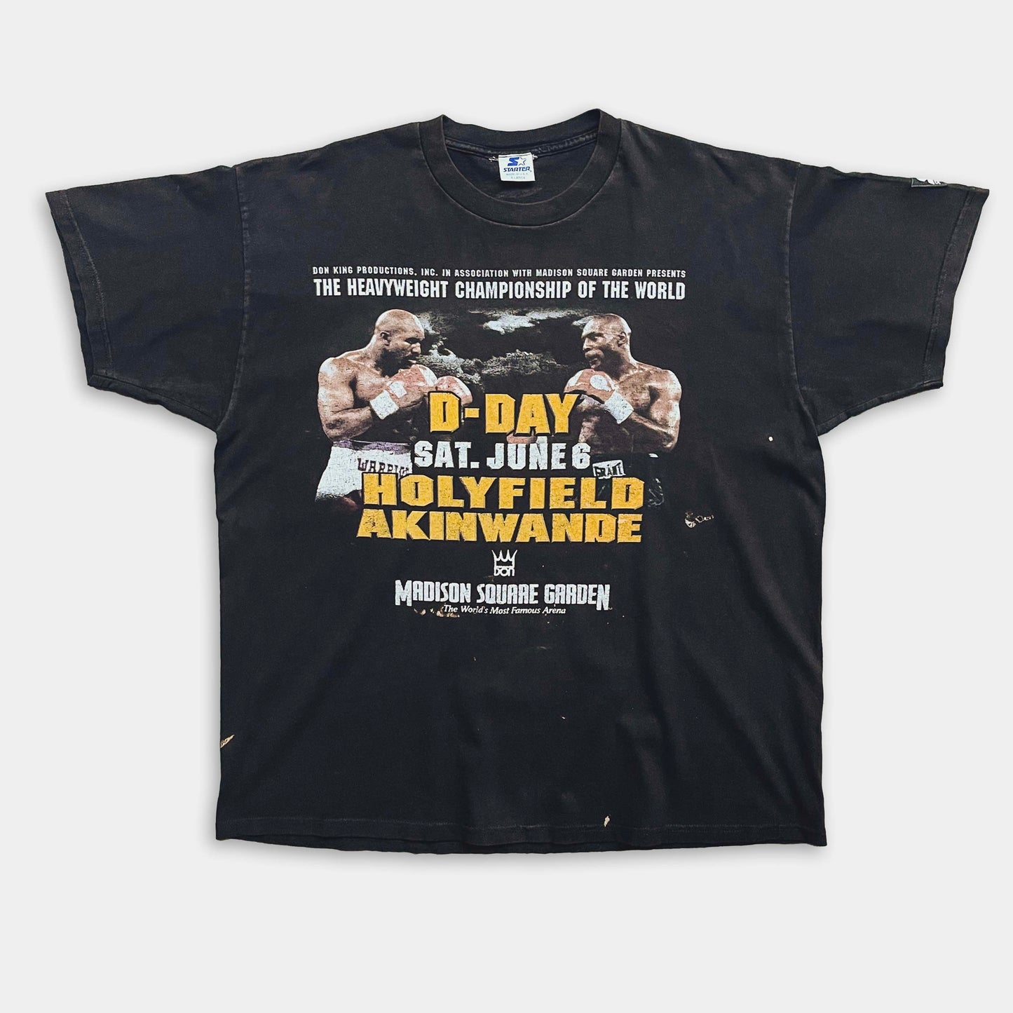 D-Day Holyfield vs Akinwande T-Shirt - 1998 - XL