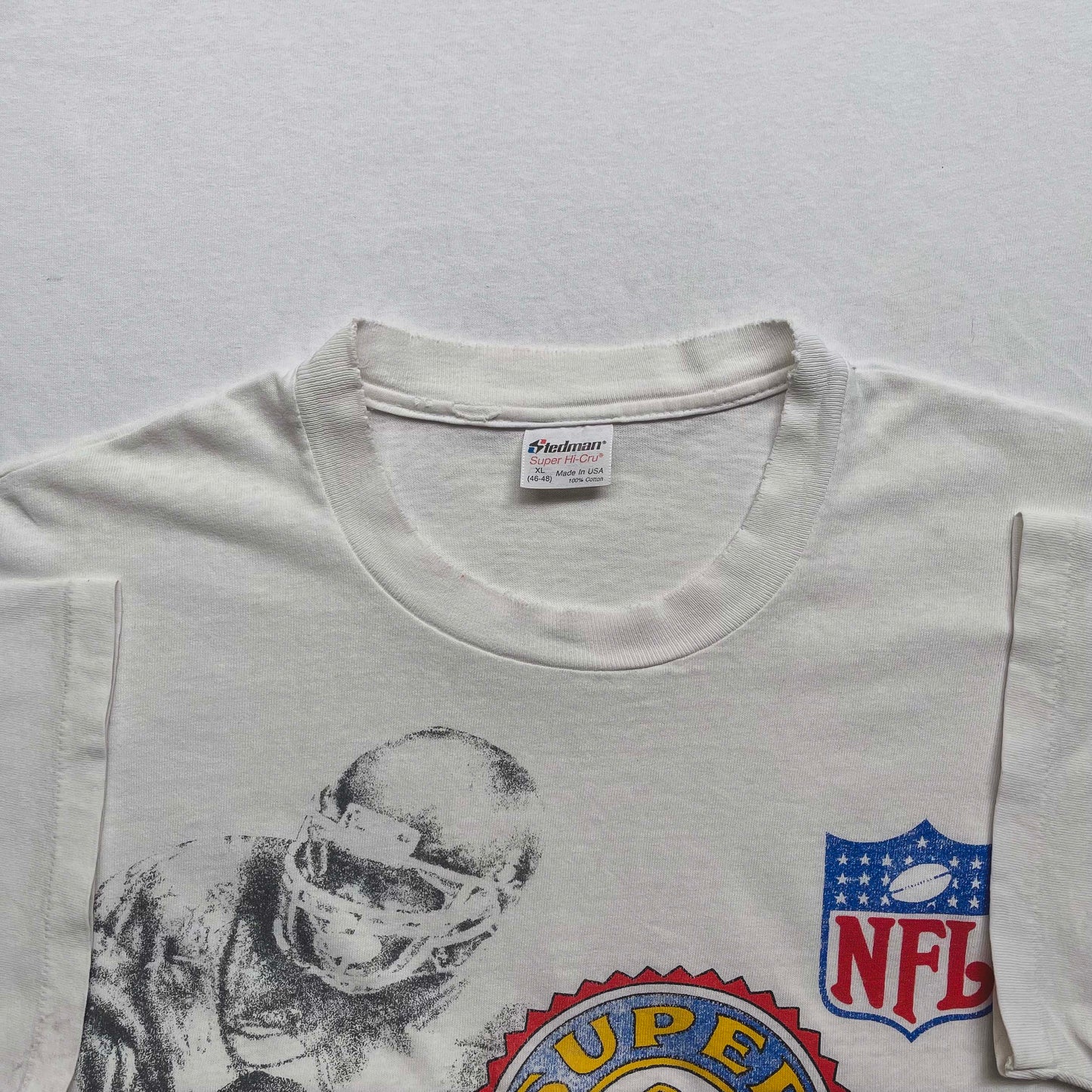 Superbowl XXVI Redskins vs Bills T-Shirt - 1992 - XL