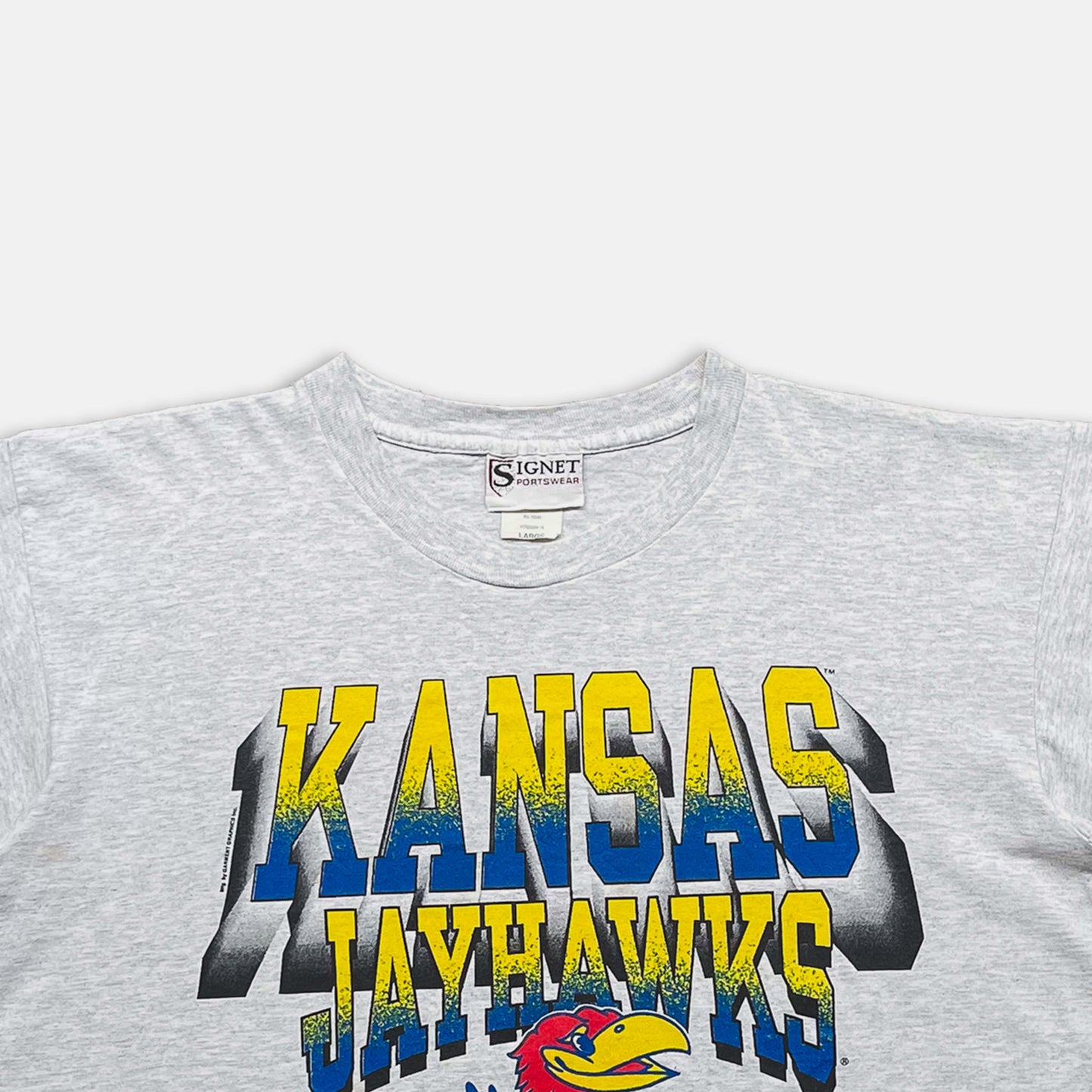 Kansas Jayhawks T-Shirt - 1990s - L