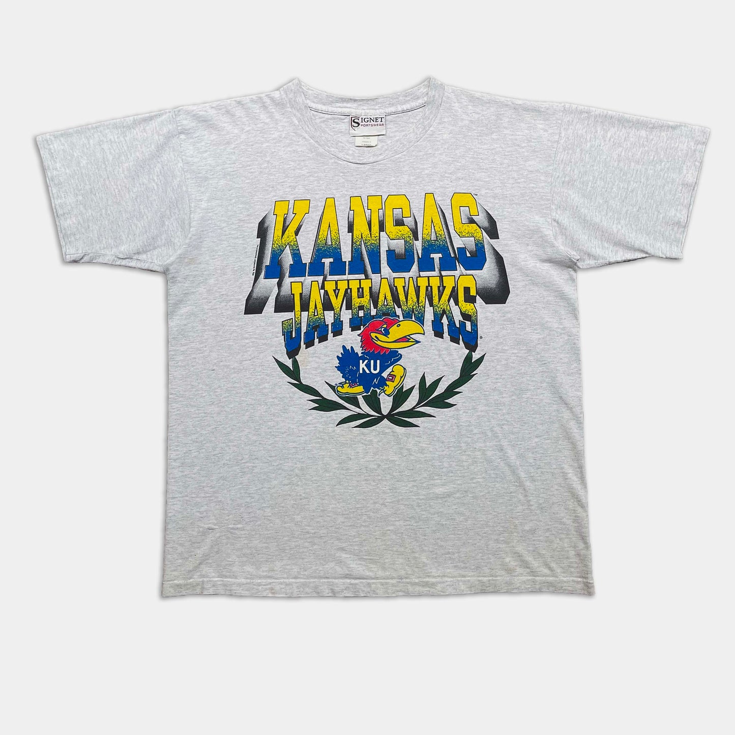 Kansas Jayhawks T-Shirt - 1990s - L