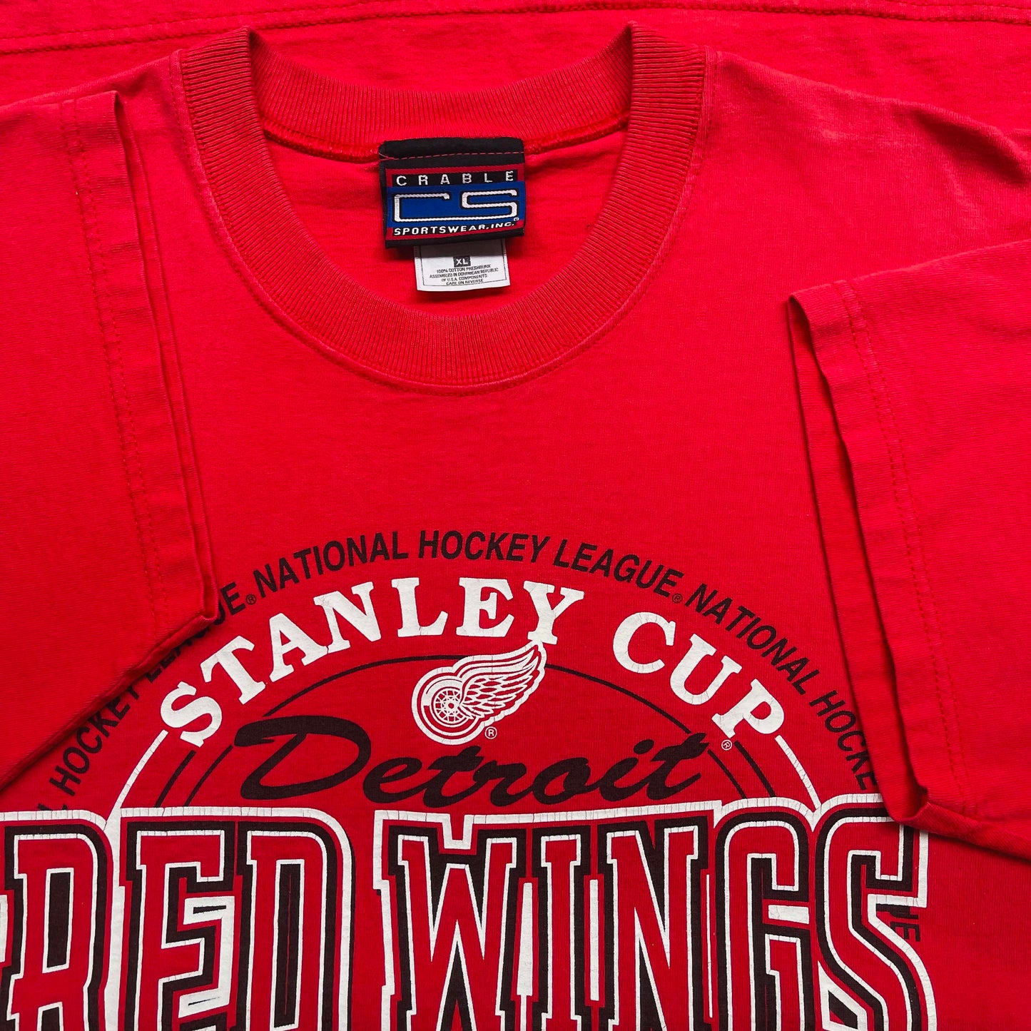 Detroit Red Wings Stanley Cup Champions T-Shirt - 1997 - XL