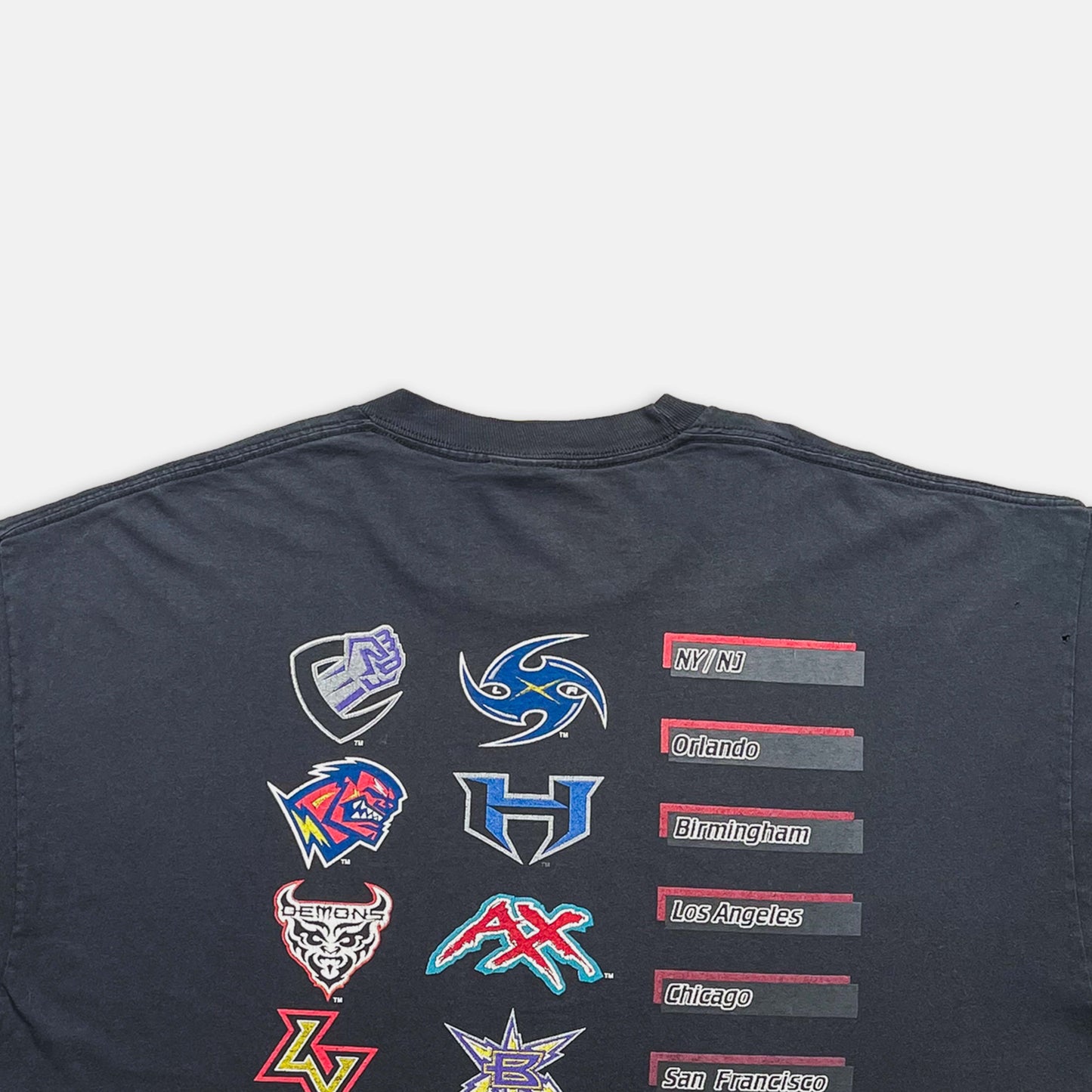 XFL Inaugural Season T-Shirt - 2001 - XL