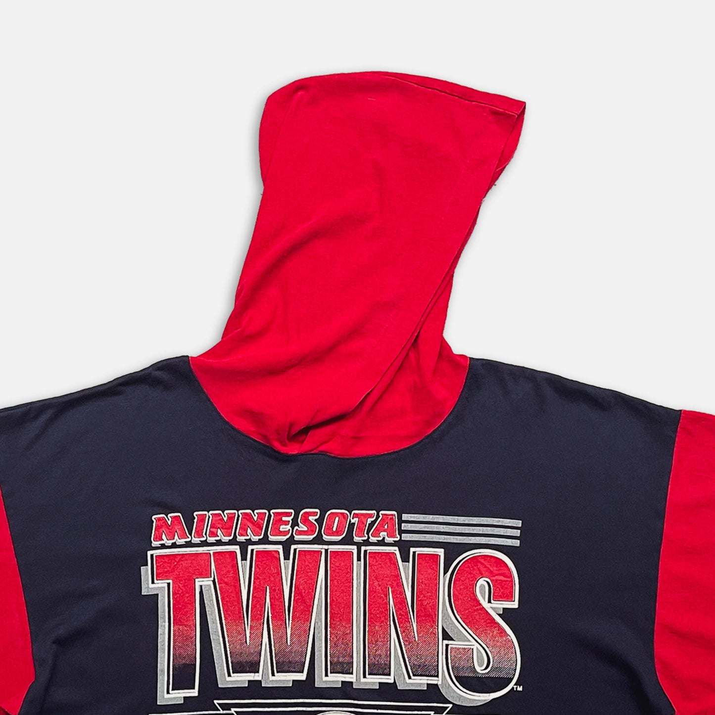 Minnesota Twins Hooded  T-Shirt - 1991 - XL