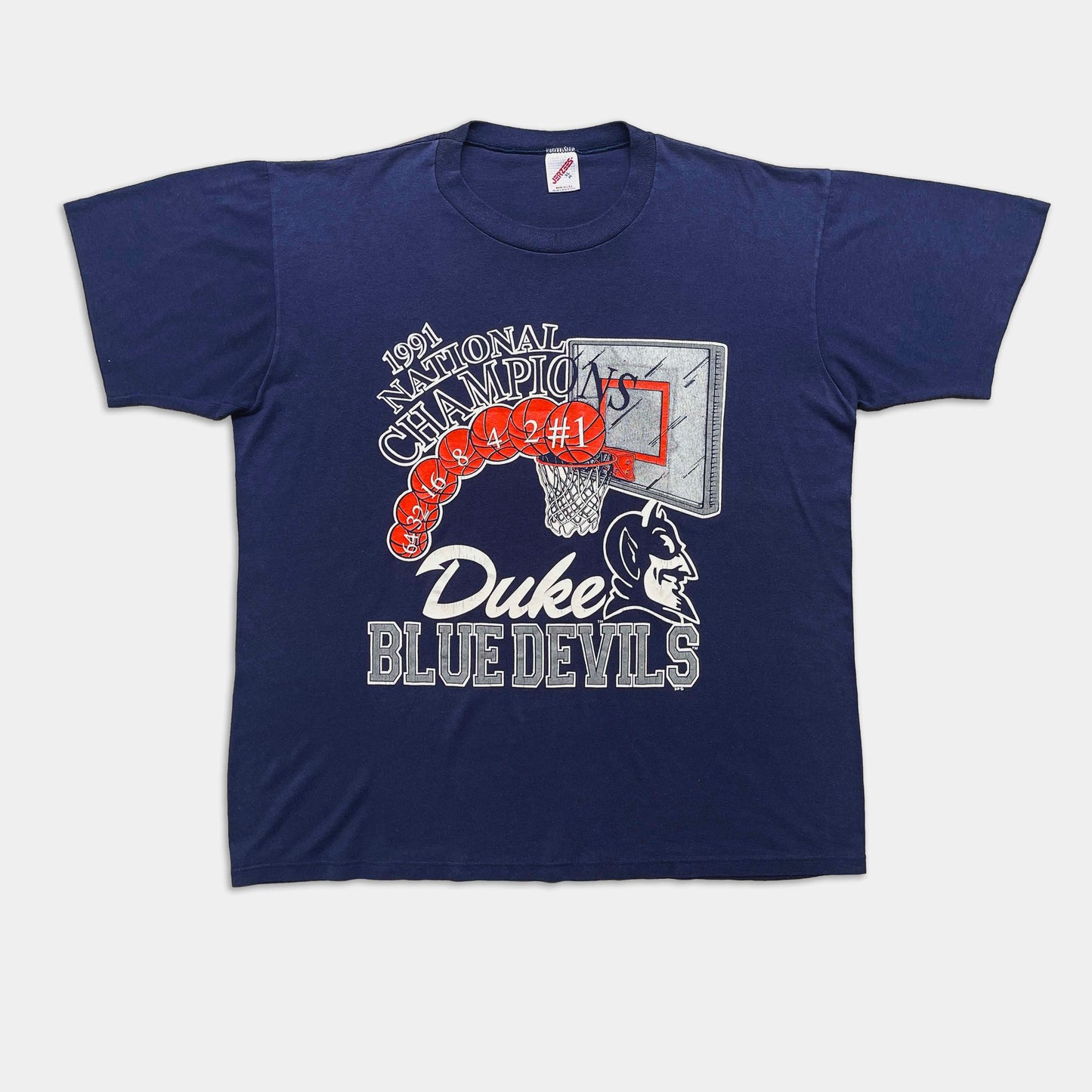 Duke 1991 National Champions T-Shirt - 1991 - XL