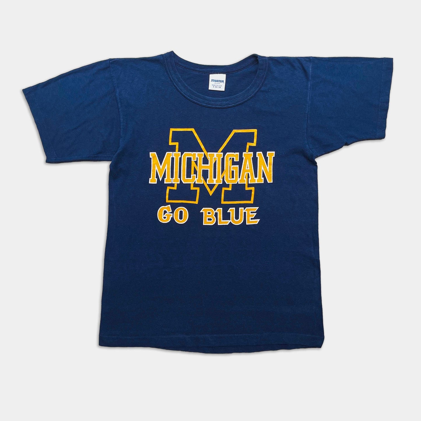 Michigan Go Blue T-Shirt - 1970s - S