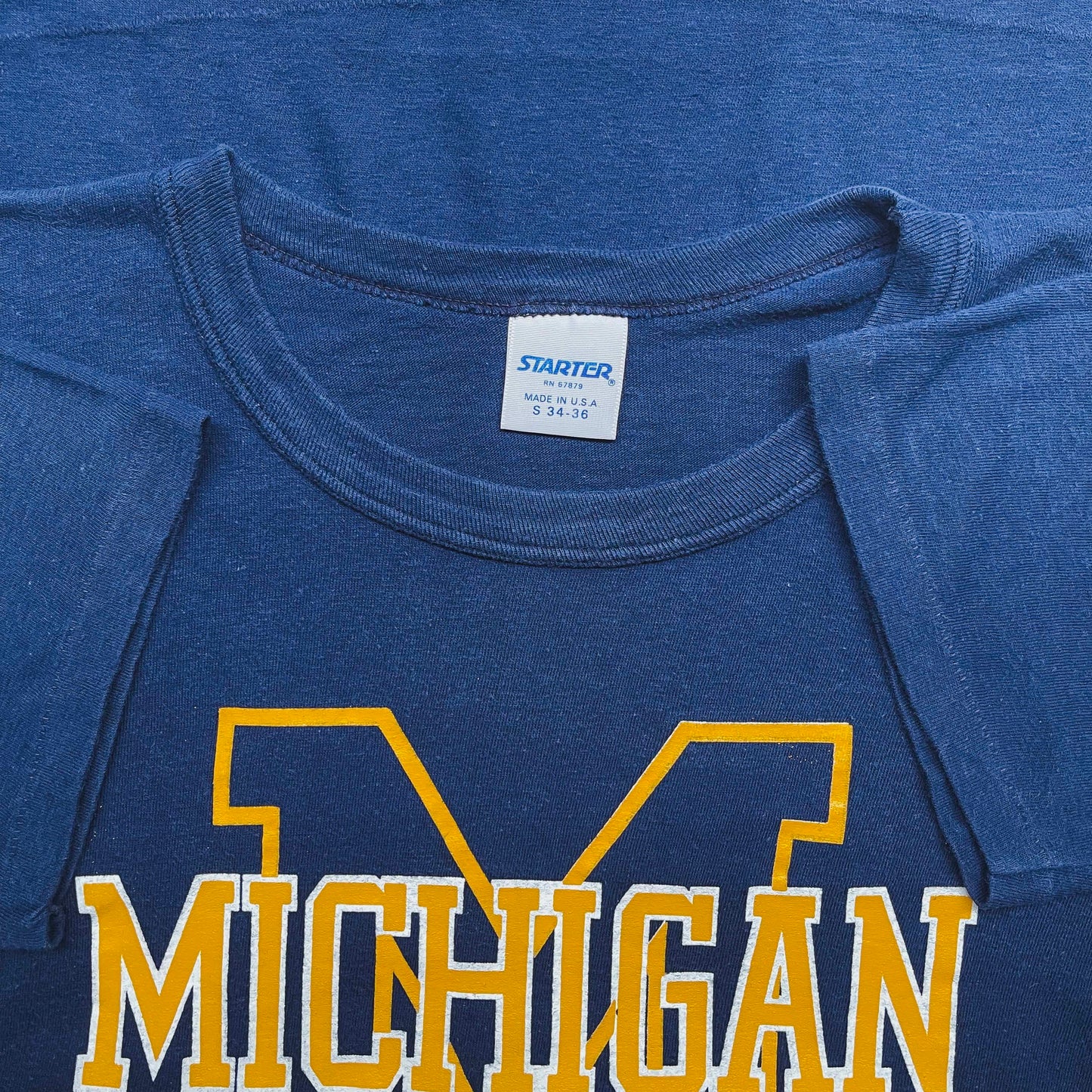 Michigan Go Blue T-Shirt - 1970s - S