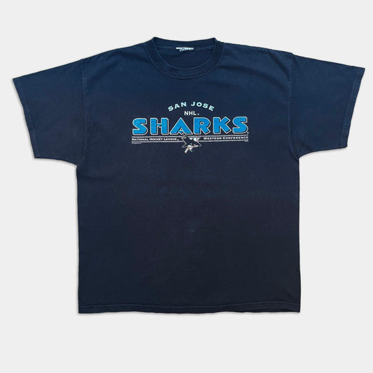 San Jose Sharks T-Shirt - 1990s - XL