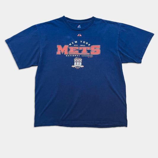 New York Mets Citifield Inaugural Season T-Shirt - 2000s - XL