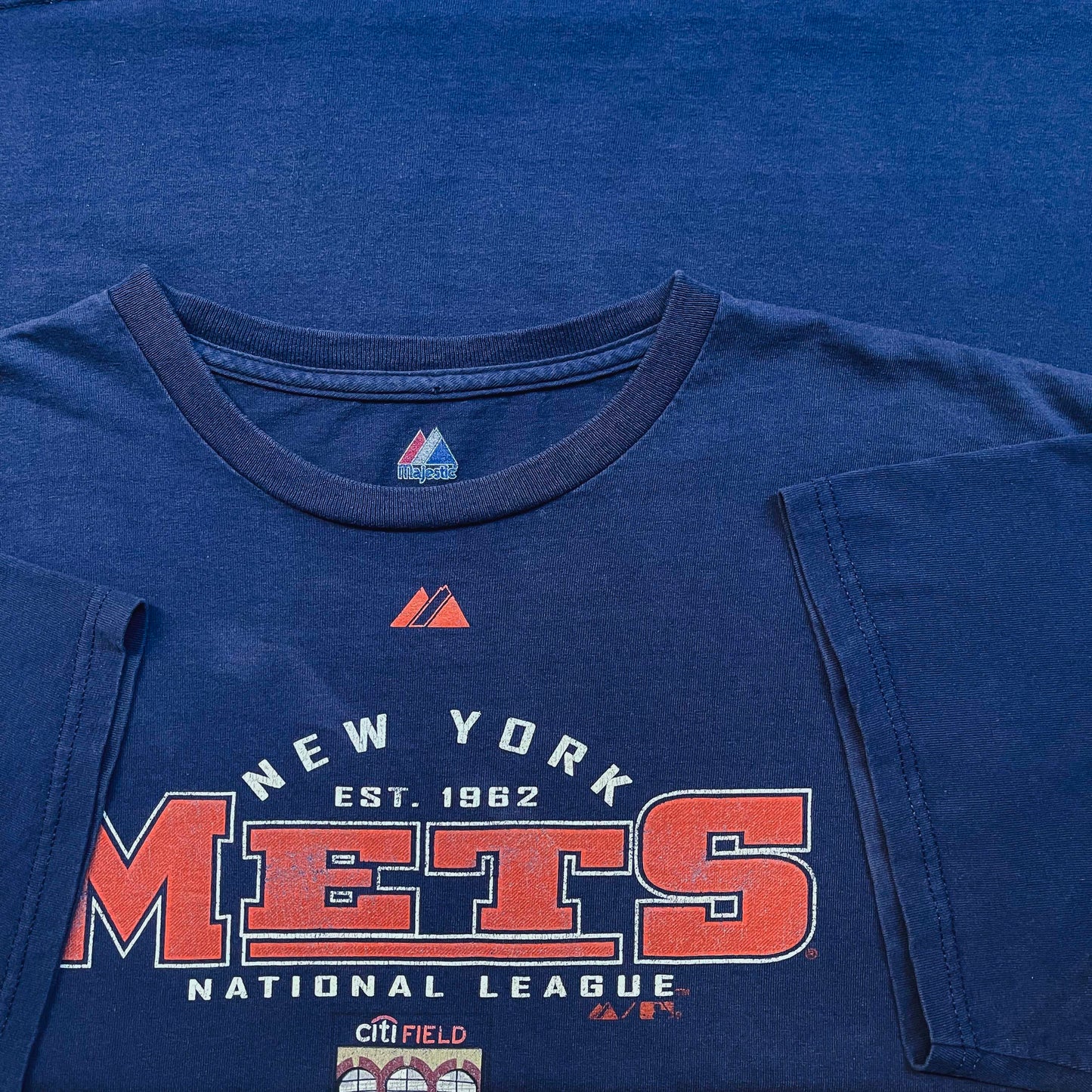 New York Mets Citifield Inaugural Season T-Shirt - 2000s - XL