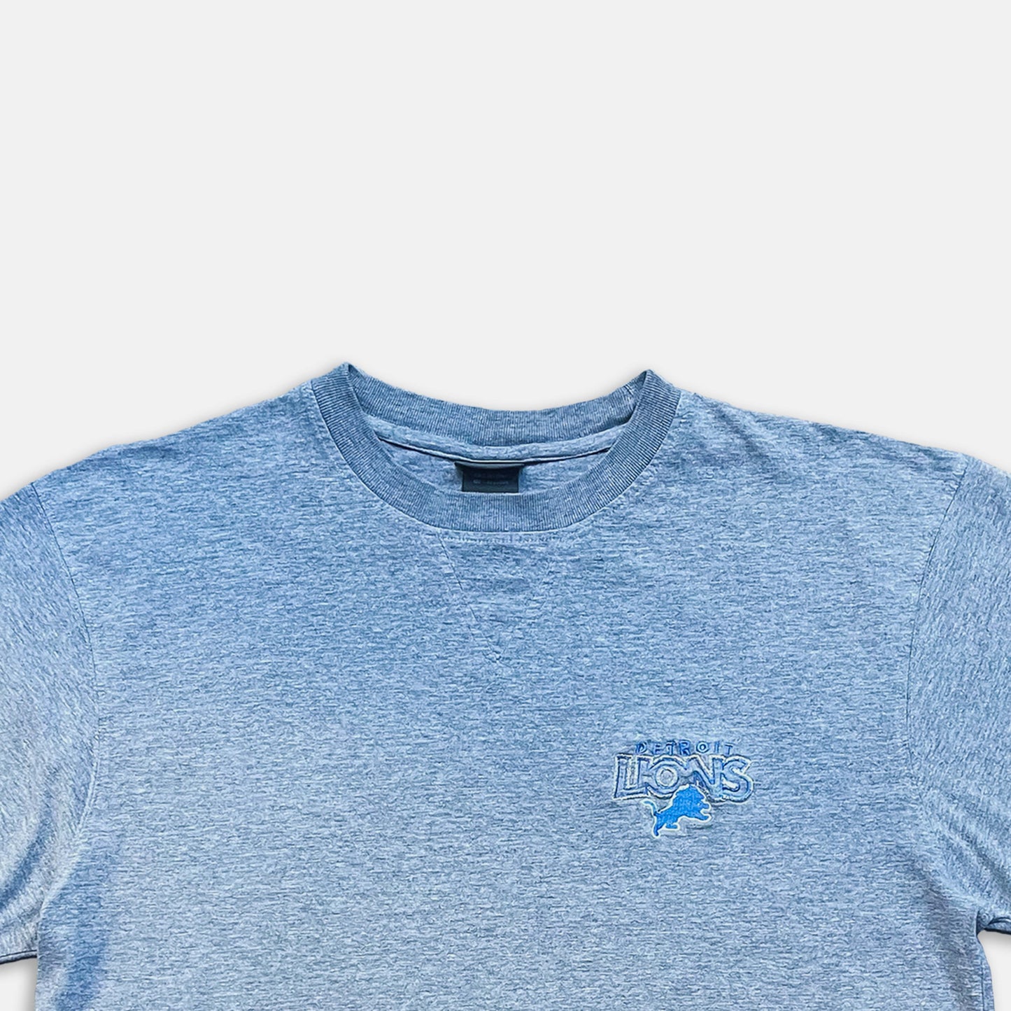 Detroit Lions Embroidered T-Shirt - 1990s - L