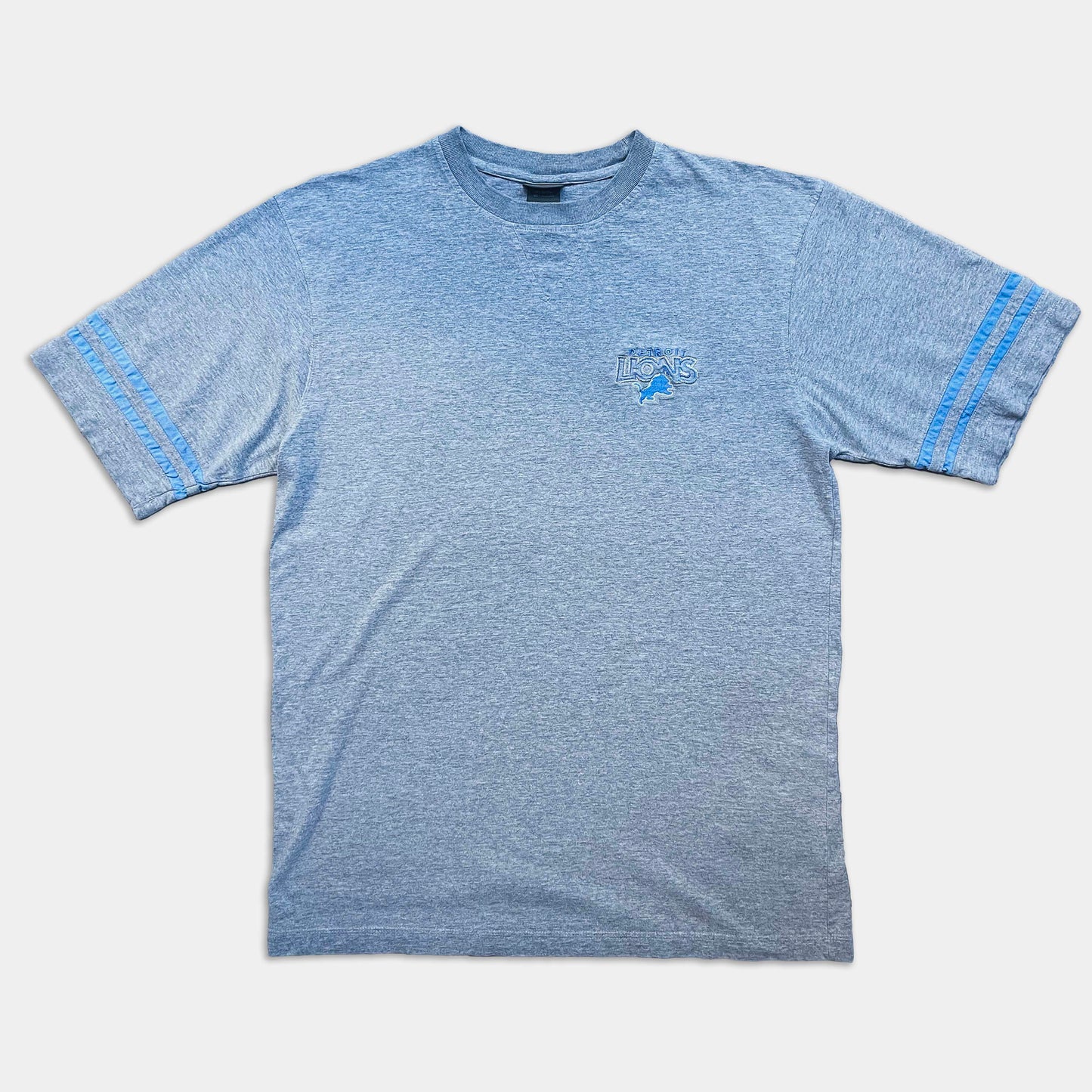 Detroit Lions Embroidered T-Shirt - 1990s - L