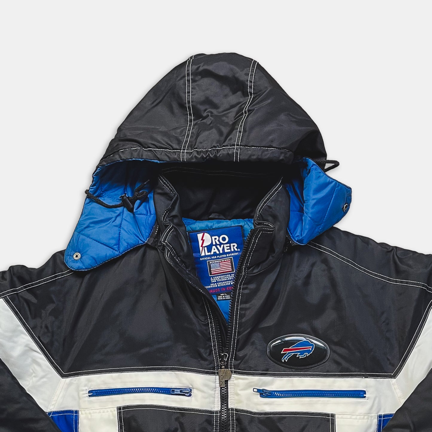 Buffalo Bills Oversize Zip-Up Jacket - 1990s - L