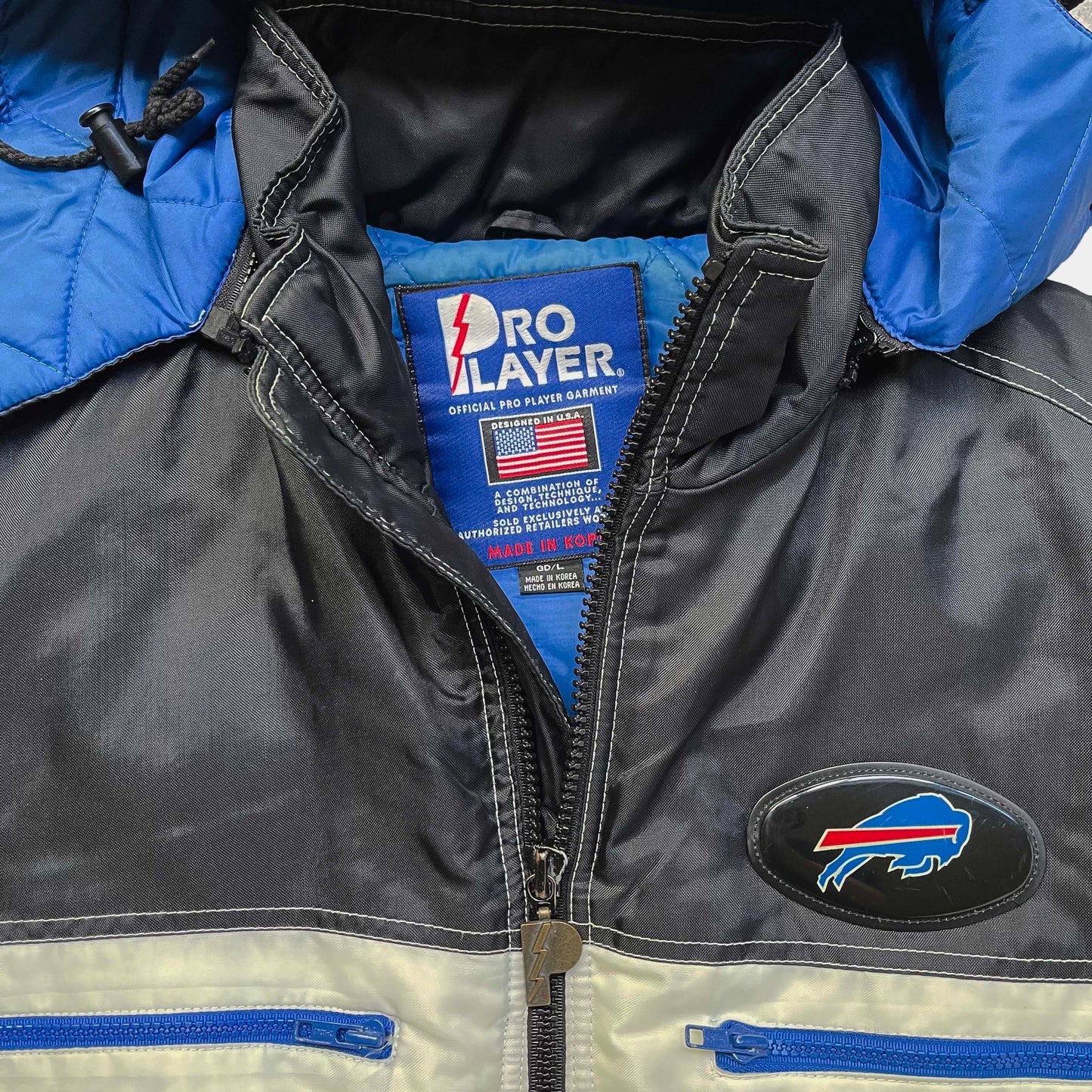 Buffalo Bills Oversize Zip-Up Jacket - 1990s - L