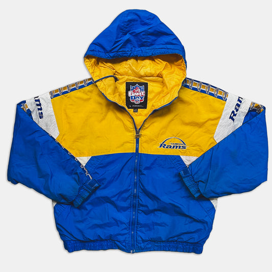 St Louis Rams Zip-Up Jacket - 1990s - L