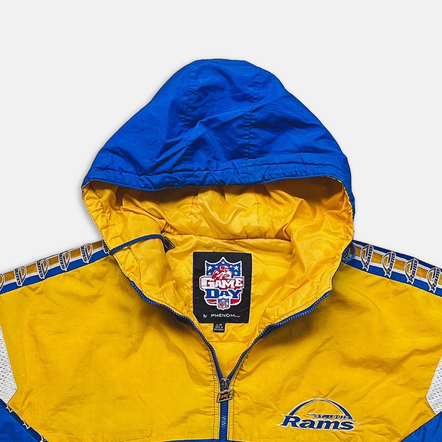 St Louis Rams Zip-Up Jacket - 1990s - L