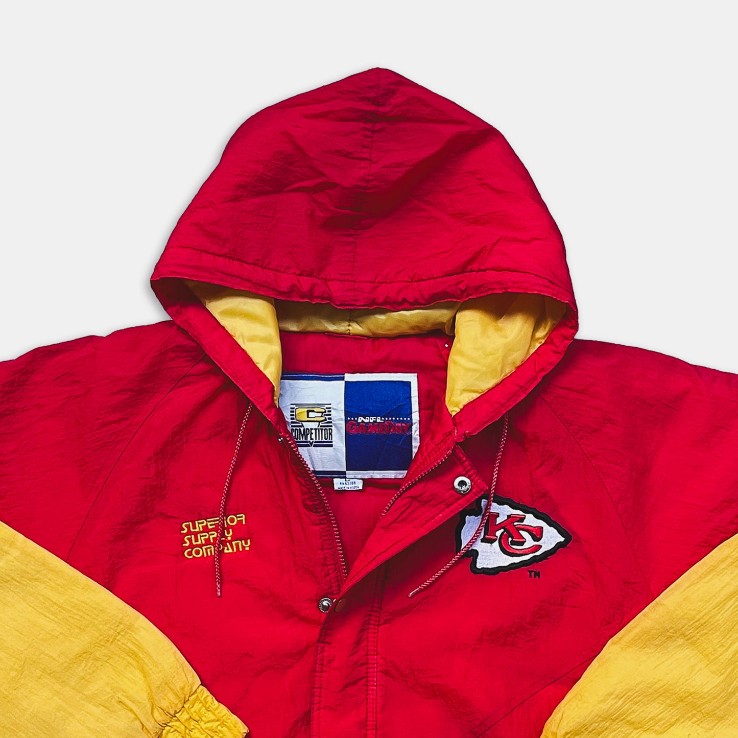 Kansas City Chiefs Zip-Up Jacket - 1990s - L