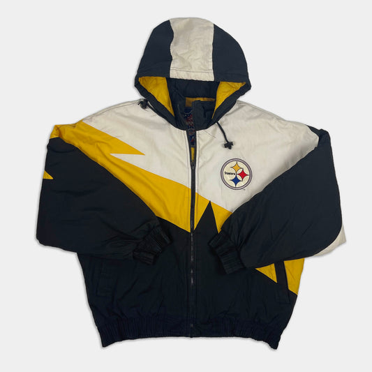 Pittsburgh Steelers Zip-Up Jacket - 1990s - L