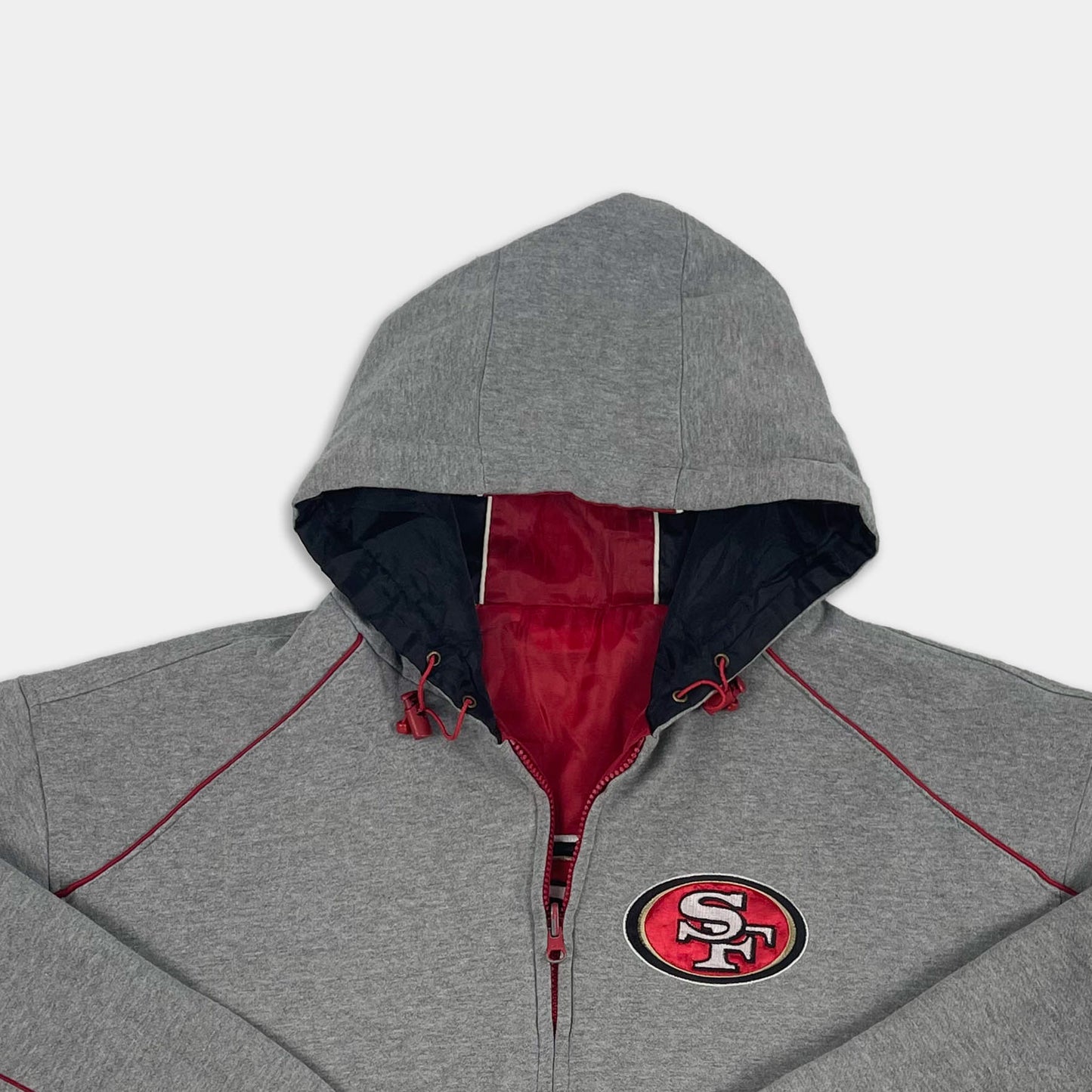 San Francisco 49ers Reversible Zip-Up Jacket - 1990s - XXXL